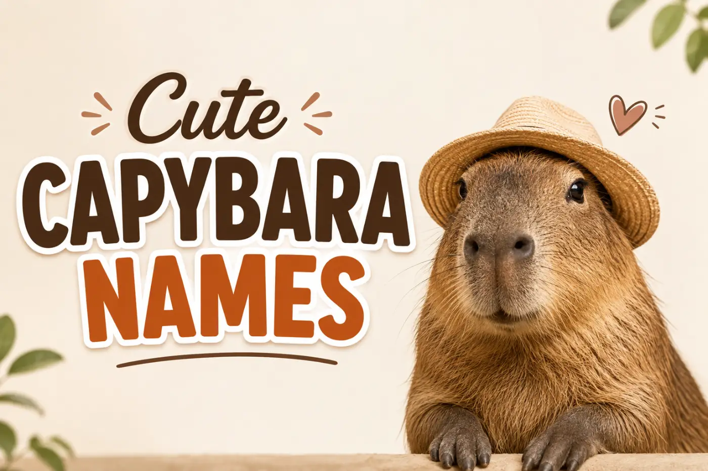 cute-capybara-names