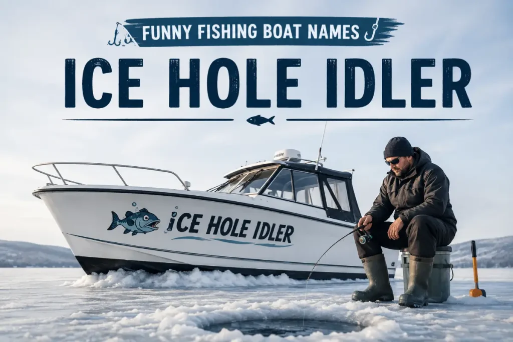 Fishing Boat Names Inspired by Ice Fishing