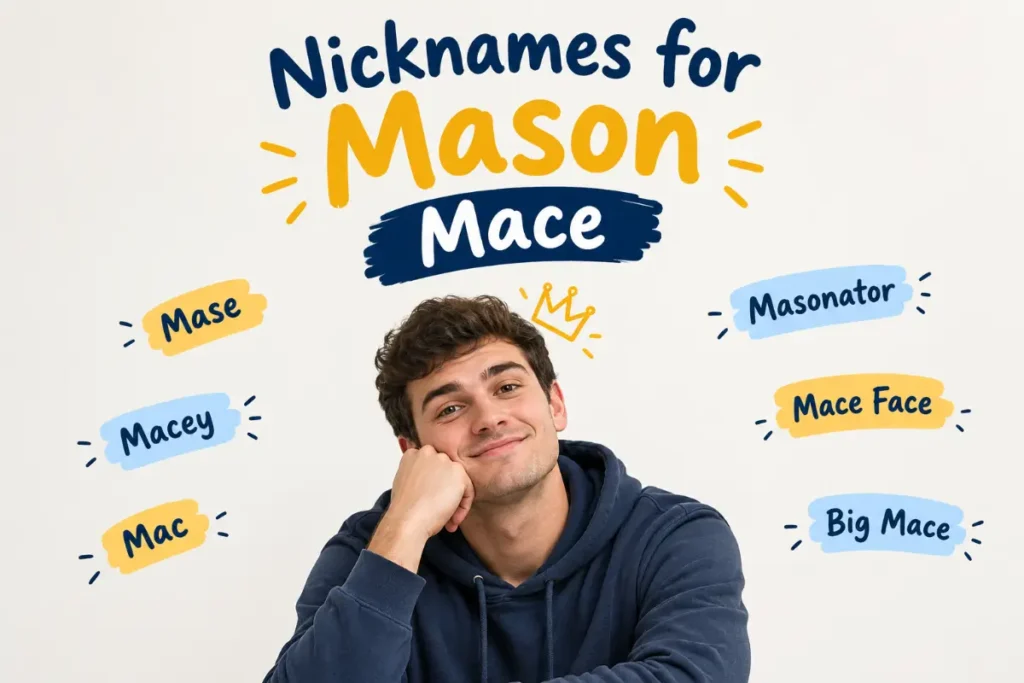 Cute Mason Nicknames