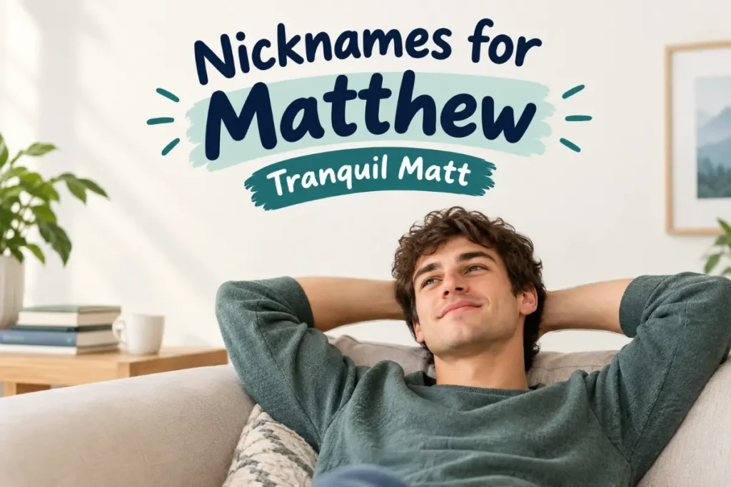 Matthew Nicknames Based on Personality