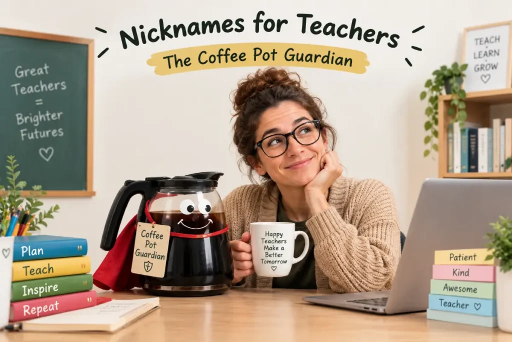 Staff Room Nicknames
