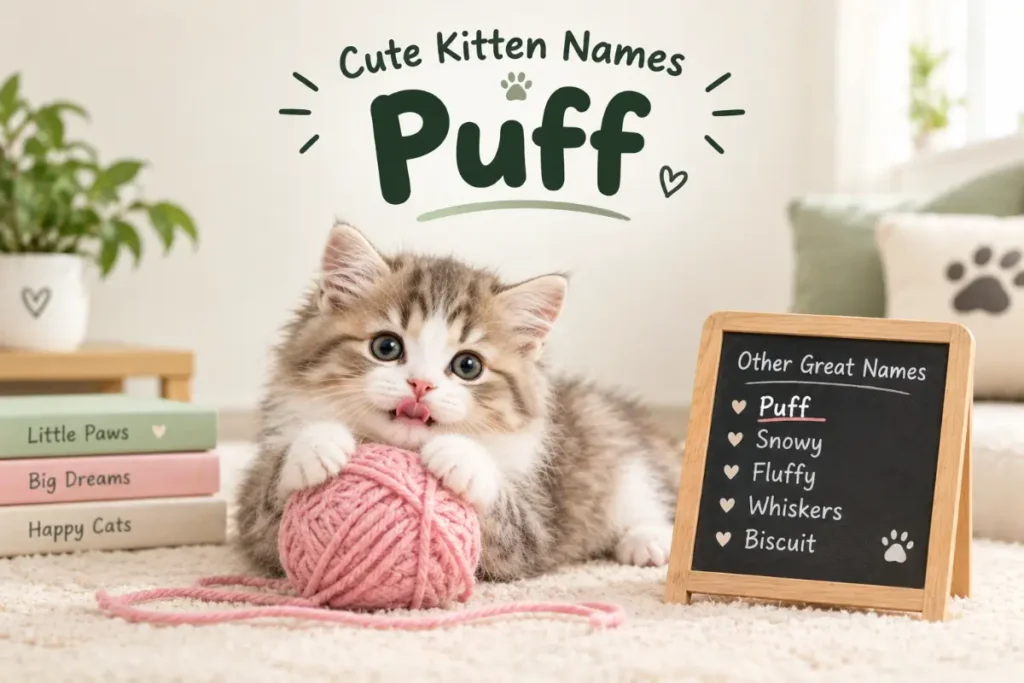 Fluffy Kitten Names