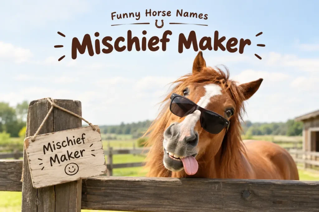Funny Names for Spirited and Naughty Horses