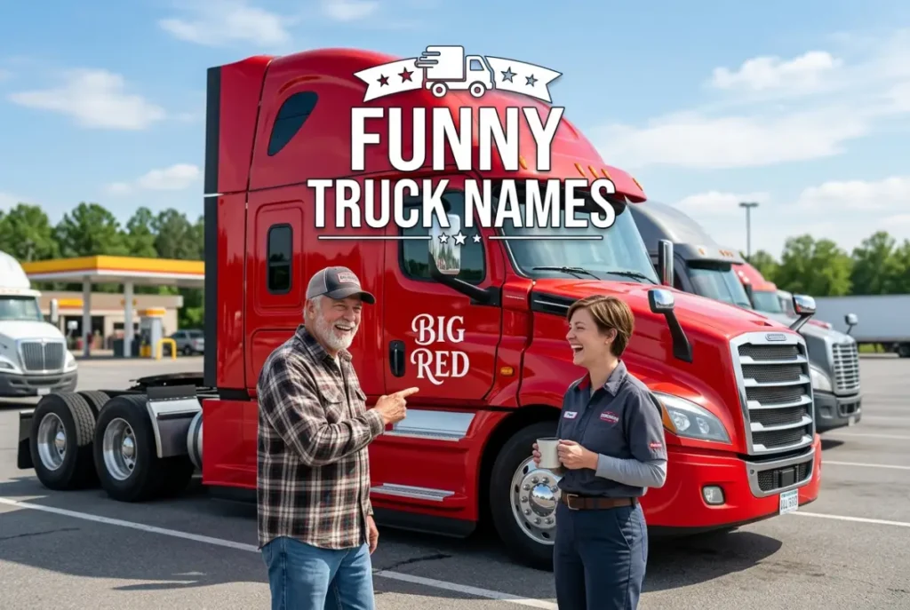 Funny Names for Red Trucks