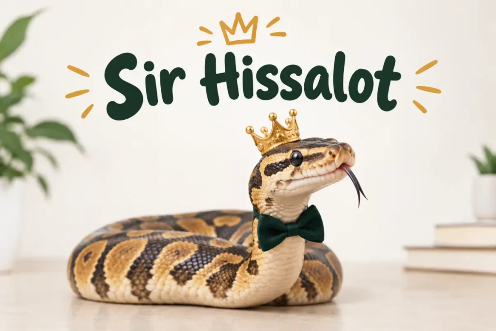 Funny Names for Male Snakes