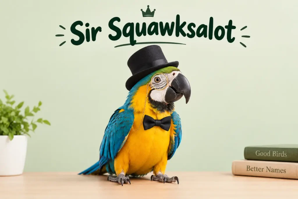 Funny Names for Male Parrots